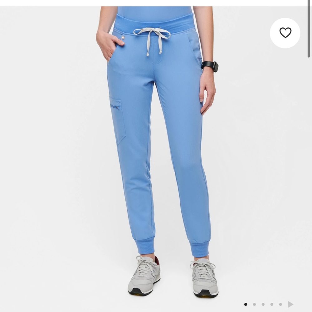 Figs Zamora Jogger Scrub Pants- Ciel Blue